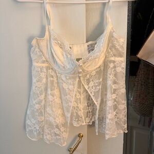 Urban outfitters lace tank